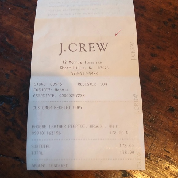 J. Crew Phoebe Leather Peep Toe Heels - Picture 5 of 6